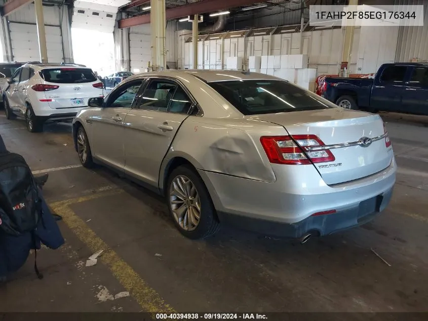 2014 Ford Taurus Limited VIN: 1FAHP2F85EG176344 Lot: 40394938