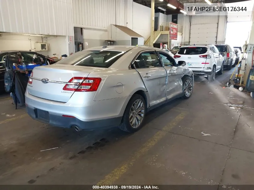 2014 Ford Taurus Limited VIN: 1FAHP2F85EG176344 Lot: 40394938