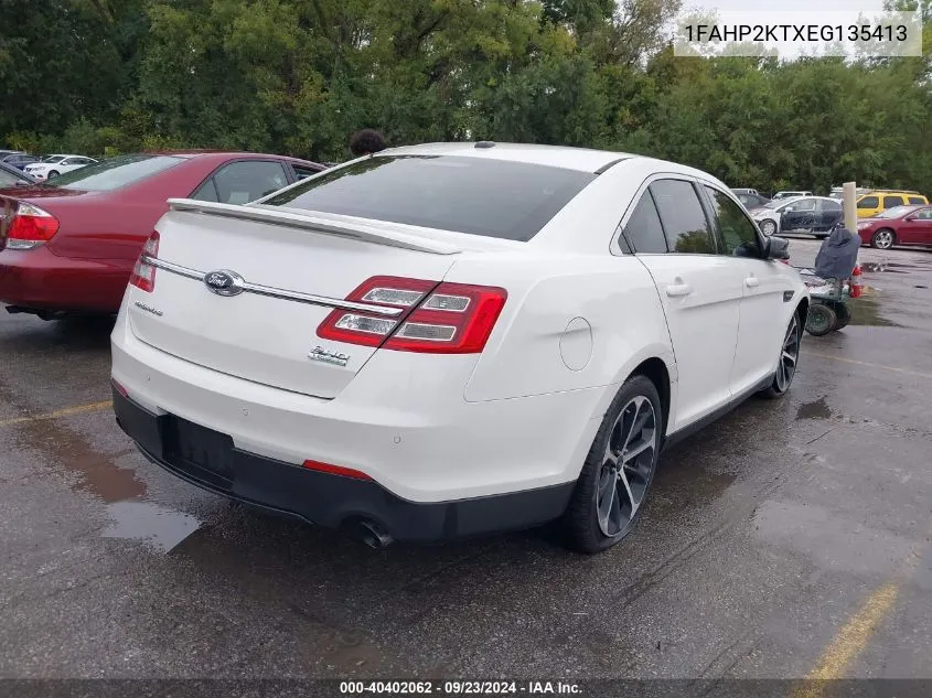 1FAHP2KTXEG135413 2014 Ford Taurus Sho