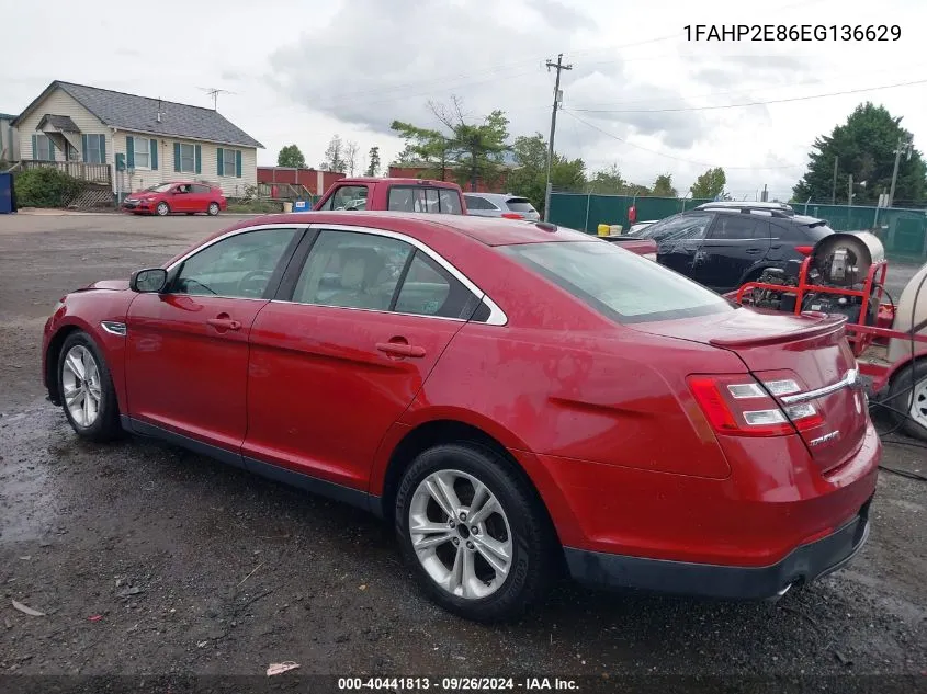 1FAHP2E86EG136629 2014 Ford Taurus Sel