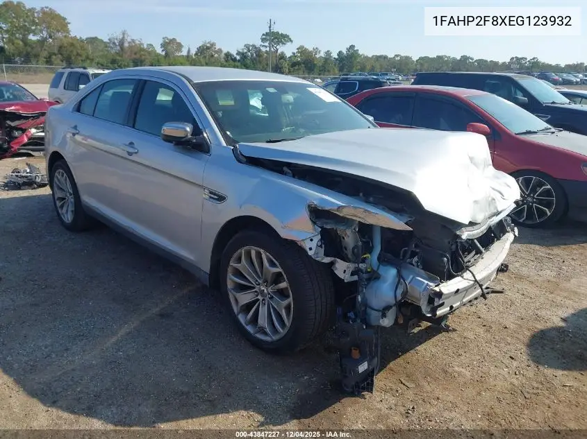 1FAHP2F8XEG123932 2014 Ford Taurus Limited