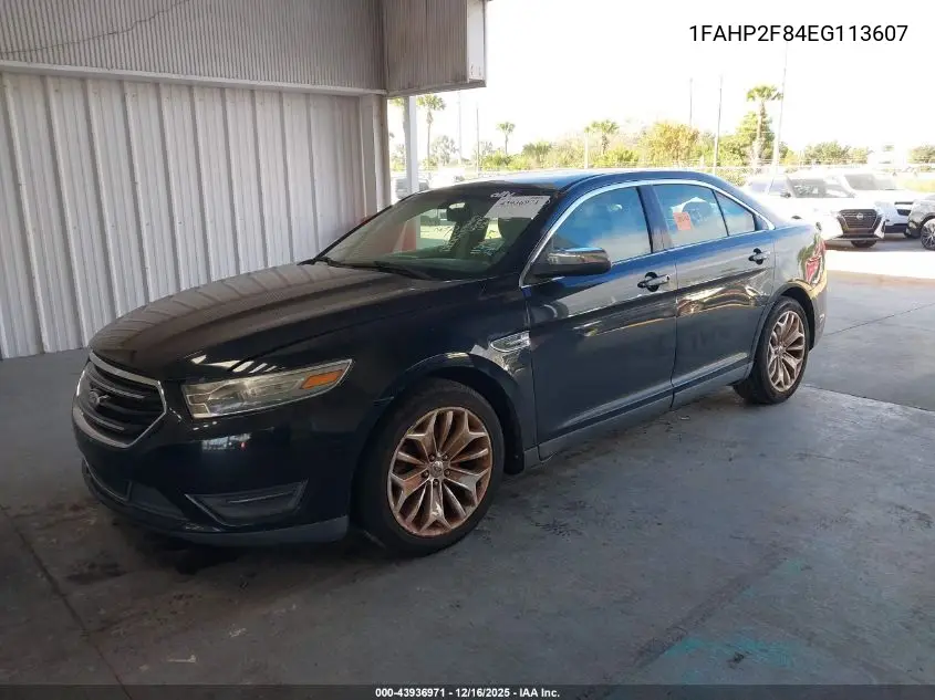 1FAHP2F84EG113607 2014 Ford Taurus Limited