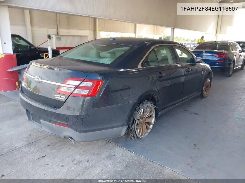 1FAHP2F84EG113607 2014 Ford Taurus Limited