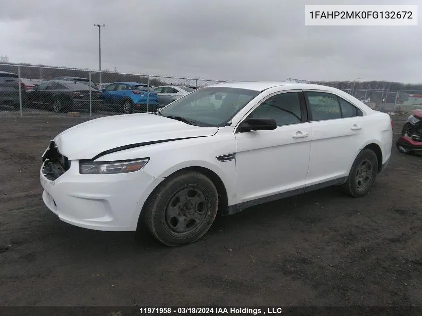 2015 Ford Taurus VIN: 1FAHP2MK0FG132672 Lot: 11971958