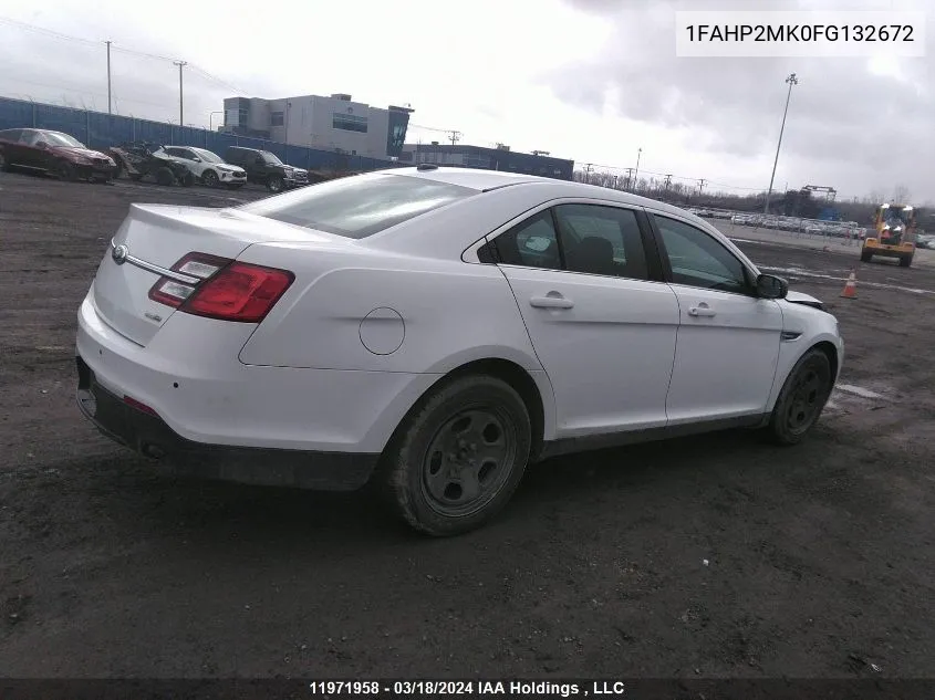 1FAHP2MK0FG132672 2015 Ford Taurus