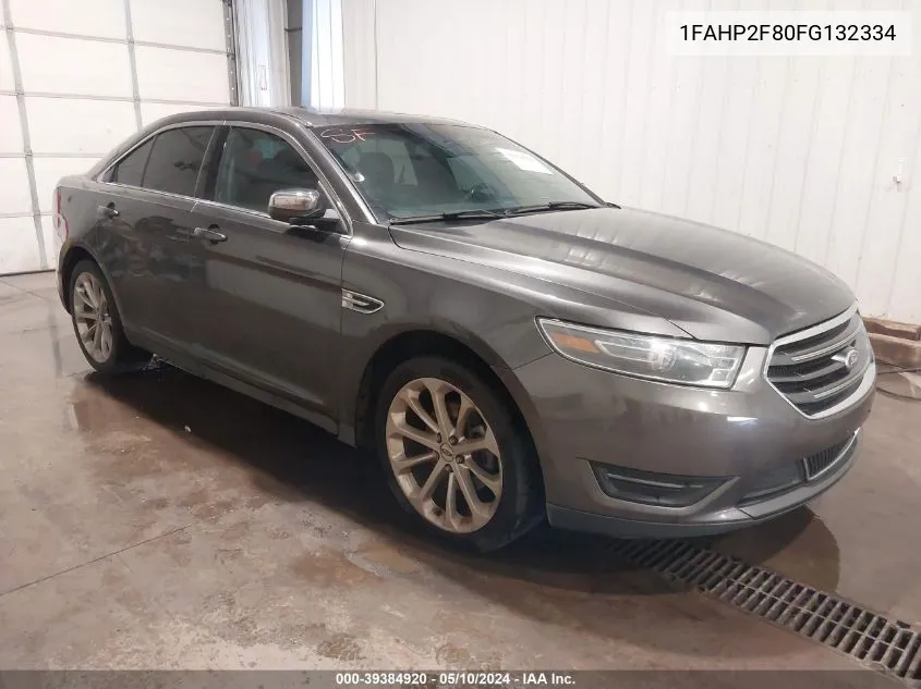 2015 Ford Taurus Limited VIN: 1FAHP2F80FG132334 Lot: 39384920