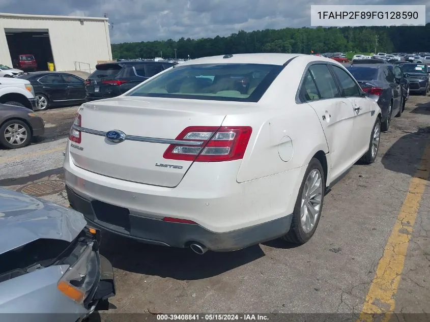 2015 Ford Taurus Limited VIN: 1FAHP2F89FG128590 Lot: 39408841