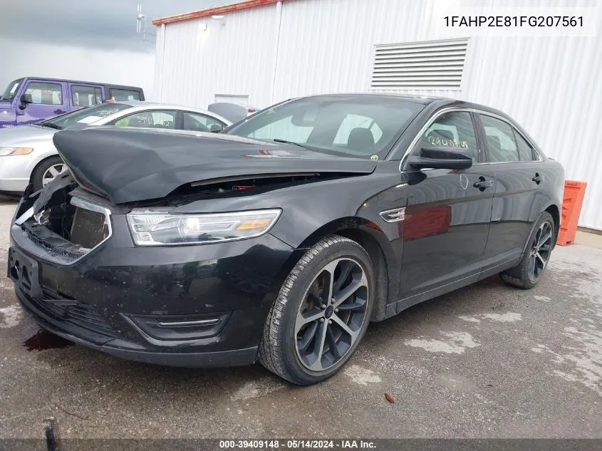 2015 Ford Taurus Sel VIN: 1FAHP2E81FG207561 Lot: 39409148