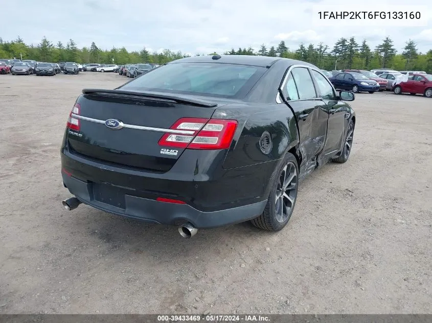 2015 Ford Taurus Sho VIN: 1FAHP2KT6FG133160 Lot: 39433469