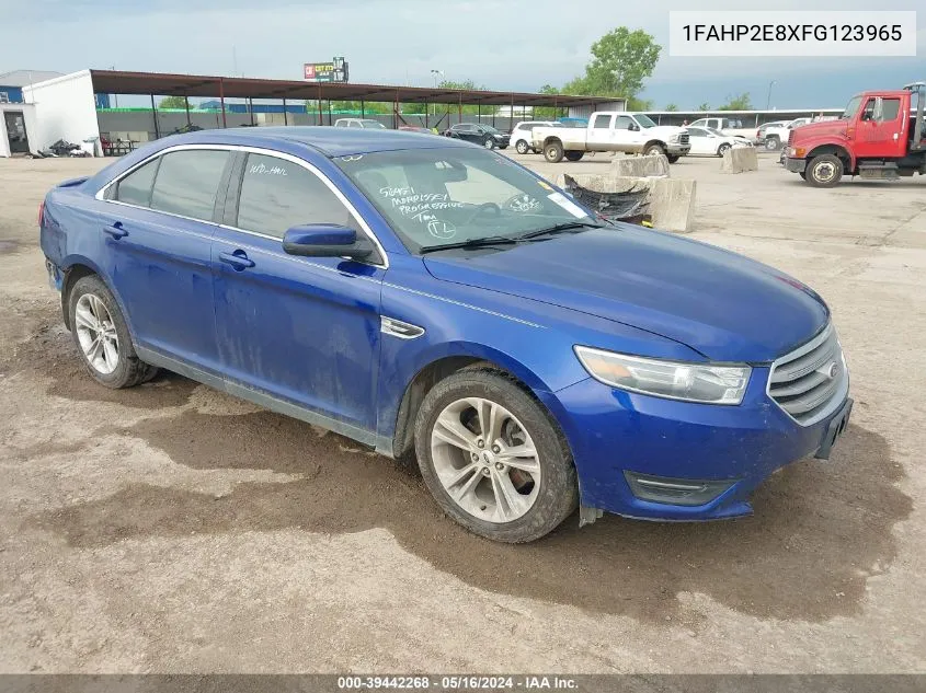 1FAHP2E8XFG123965 2015 Ford Taurus Sel