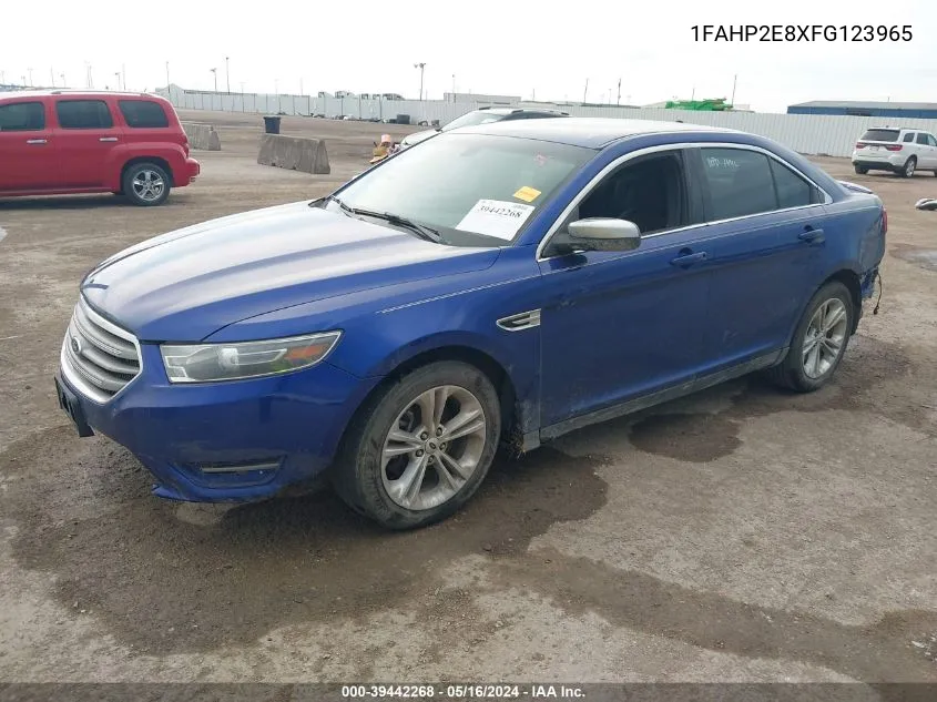 1FAHP2E8XFG123965 2015 Ford Taurus Sel