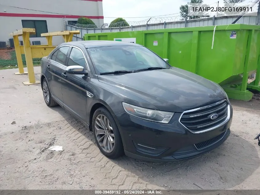 2015 Ford Taurus Limited VIN: 1FAHP2J80FG169911 Lot: 39459192