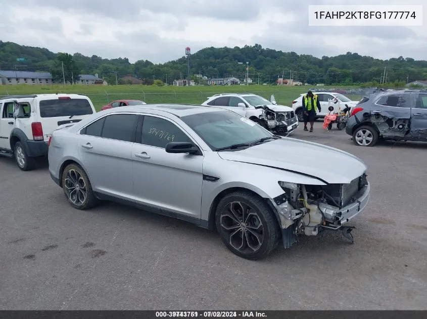 2015 Ford Taurus Sho VIN: 1FAHP2KT8FG177774 Lot: 39743751