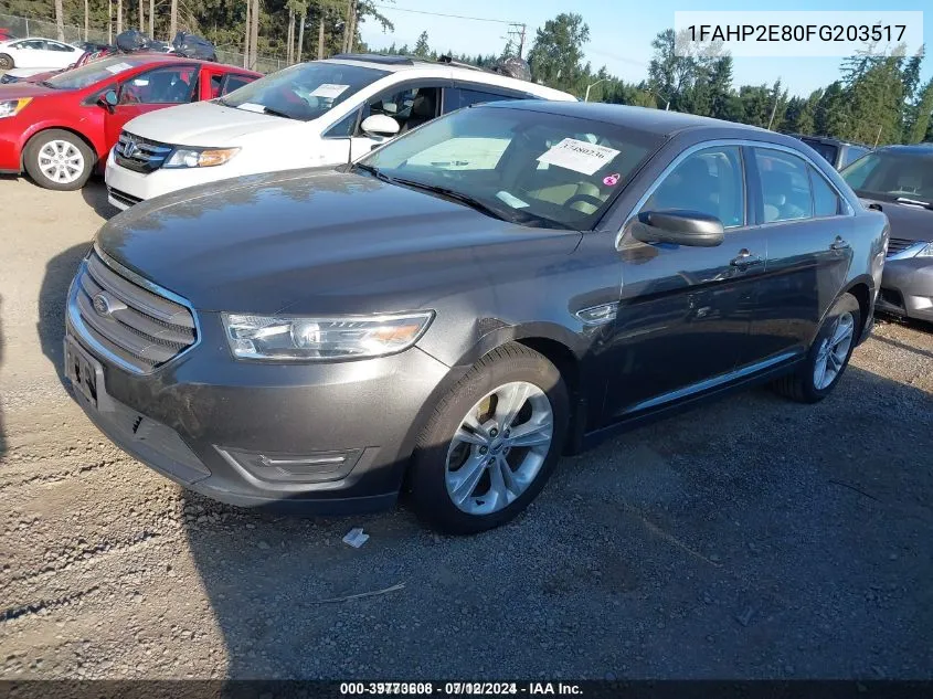 2015 Ford Taurus Sel VIN: 1FAHP2E80FG203517 Lot: 39773608