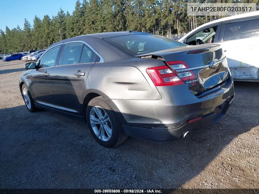 2015 Ford Taurus Sel VIN: 1FAHP2E80FG203517 Lot: 39773608