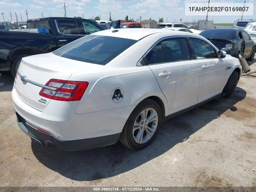 1FAHP2E82FG169807 2015 Ford Taurus Sel