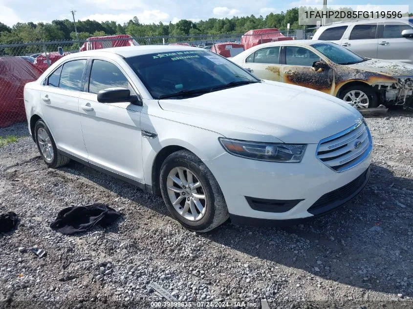 2015 Ford Taurus Se VIN: 1FAHP2D85FG119596 Lot: 39899635