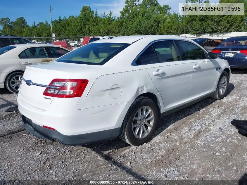 2015 Ford Taurus Se VIN: 1FAHP2D85FG119596 Lot: 39899635