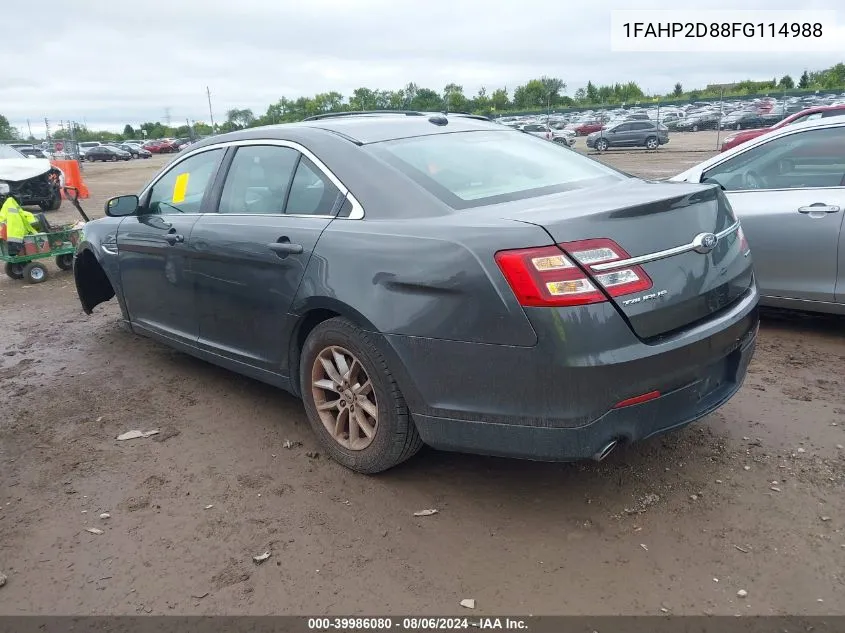 1FAHP2D88FG114988 2015 Ford Taurus Se