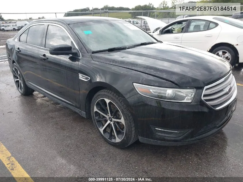 2015 Ford Taurus Sel VIN: 1FAHP2E87FG184514 Lot: 39991125