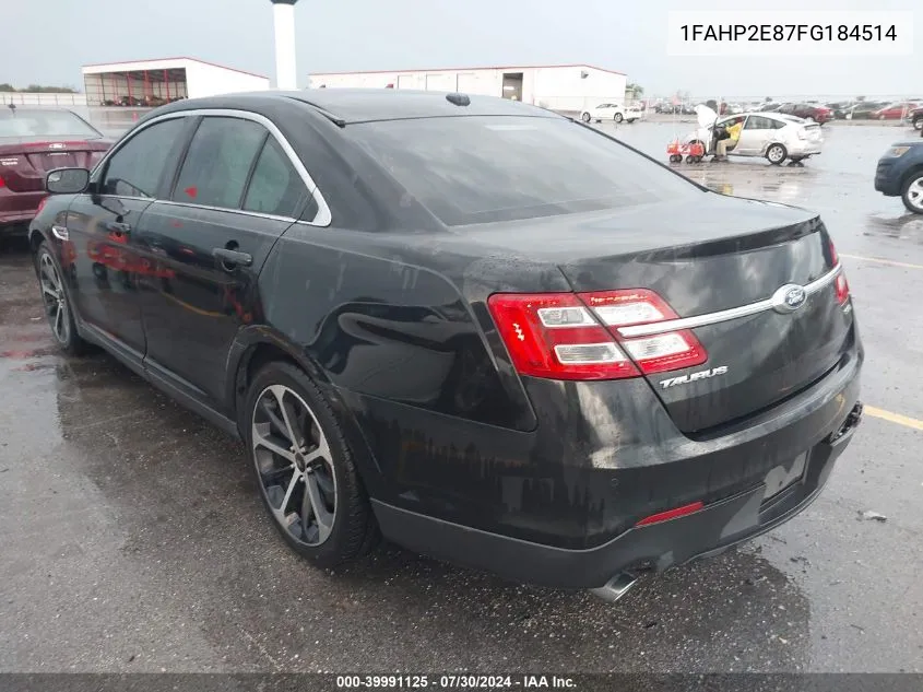 1FAHP2E87FG184514 2015 Ford Taurus Sel