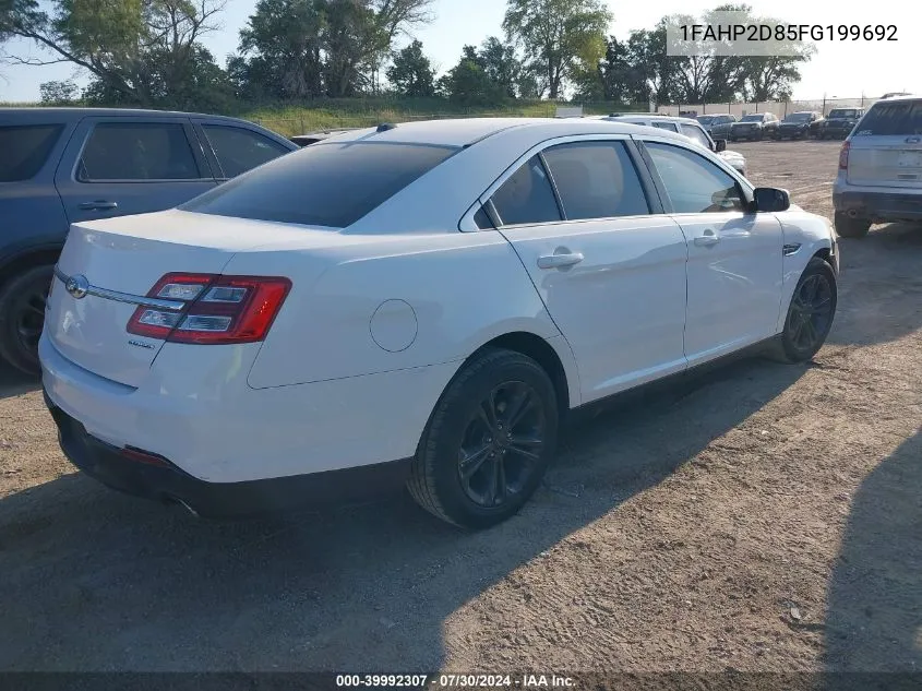 2015 Ford Taurus Se VIN: 1FAHP2D85FG199692 Lot: 39992307