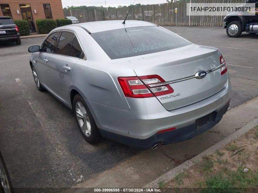 1FAHP2D81FG130871 2015 Ford Taurus Se