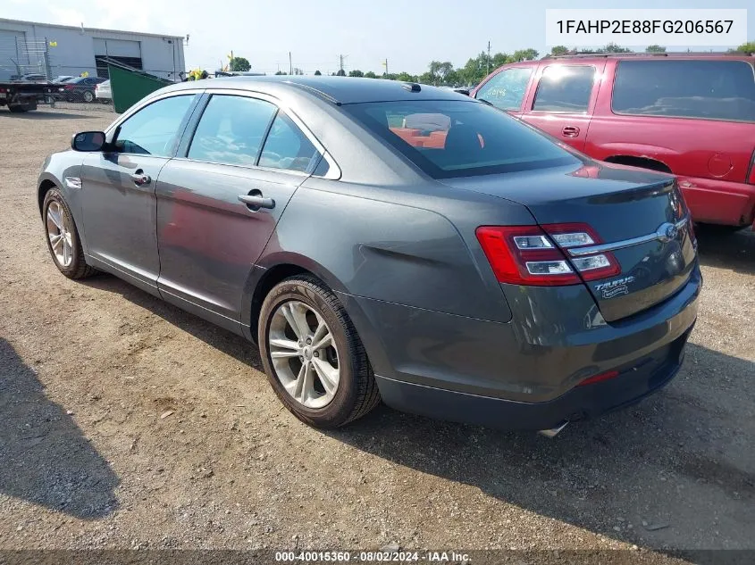 1FAHP2E88FG206567 2015 Ford Taurus Sel