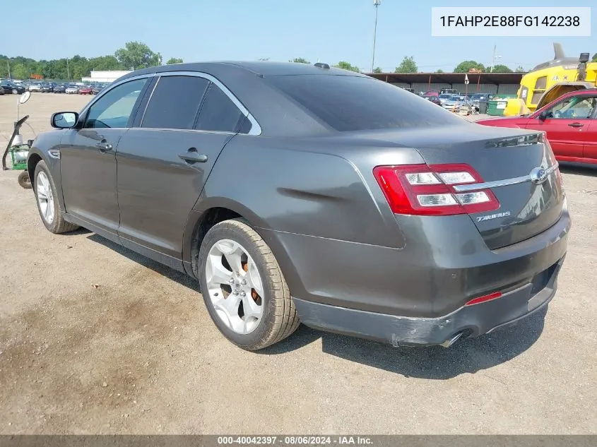 2015 Ford Taurus Sel VIN: 1FAHP2E88FG142238 Lot: 40042397