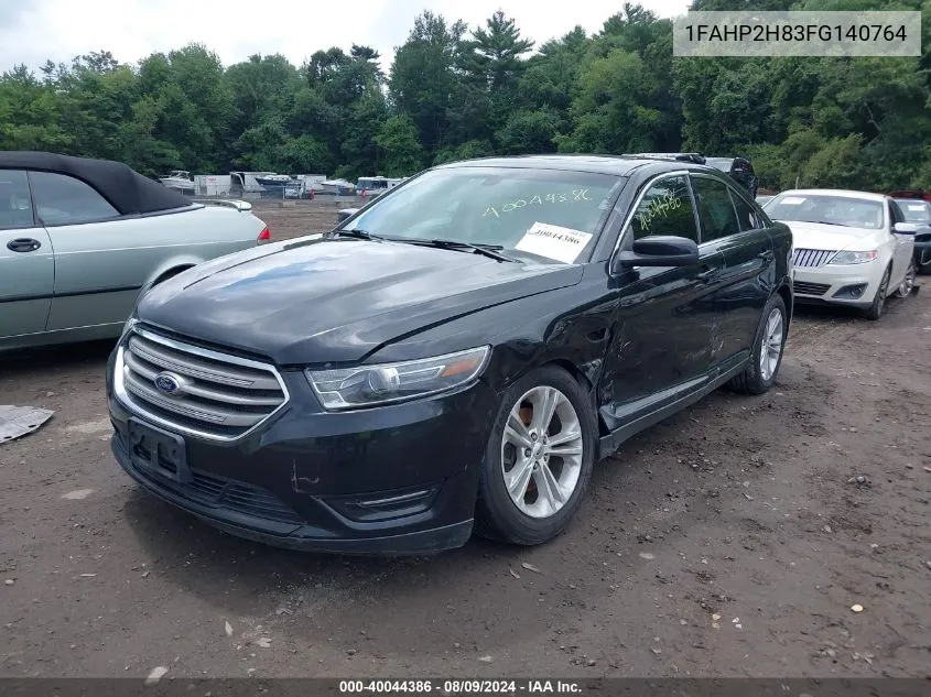 2015 Ford Taurus Sel VIN: 1FAHP2H83FG140764 Lot: 40044386