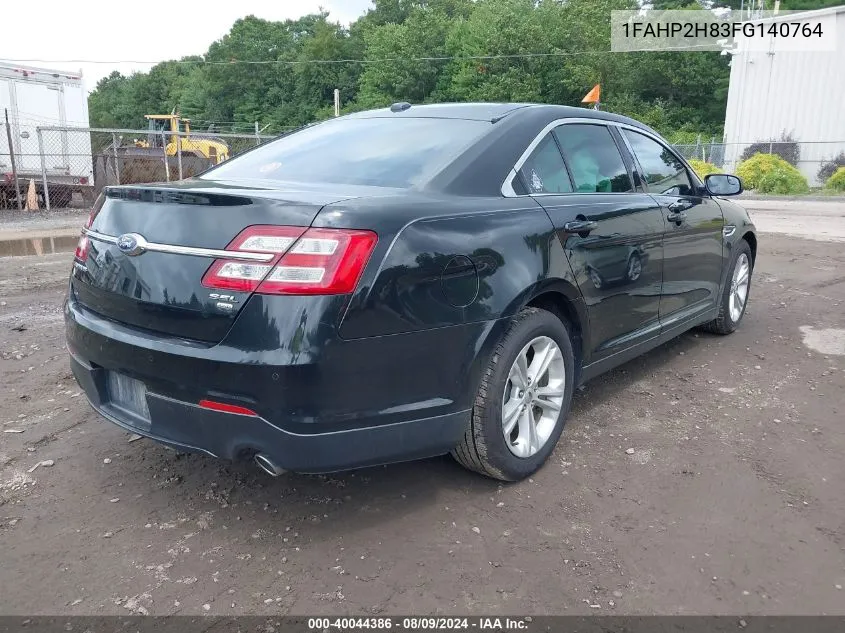 2015 Ford Taurus Sel VIN: 1FAHP2H83FG140764 Lot: 40044386