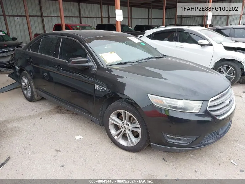 1FAHP2E88FG100202 2015 Ford Taurus Sel