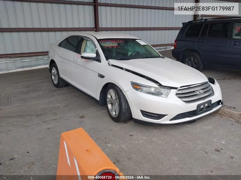 1FAHP2E83FG179987 2015 Ford Taurus Sel