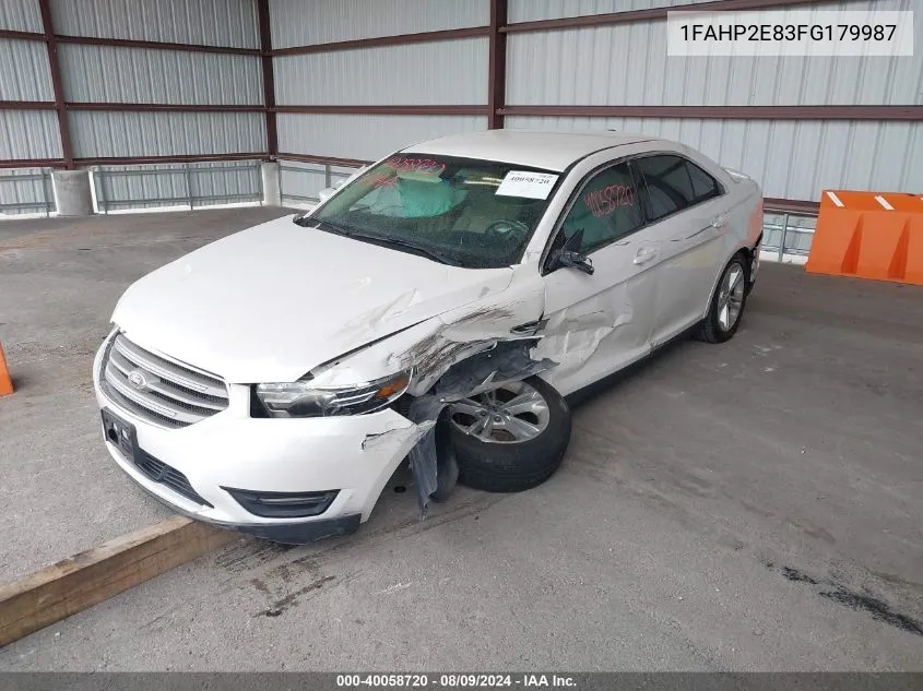 1FAHP2E83FG179987 2015 Ford Taurus Sel