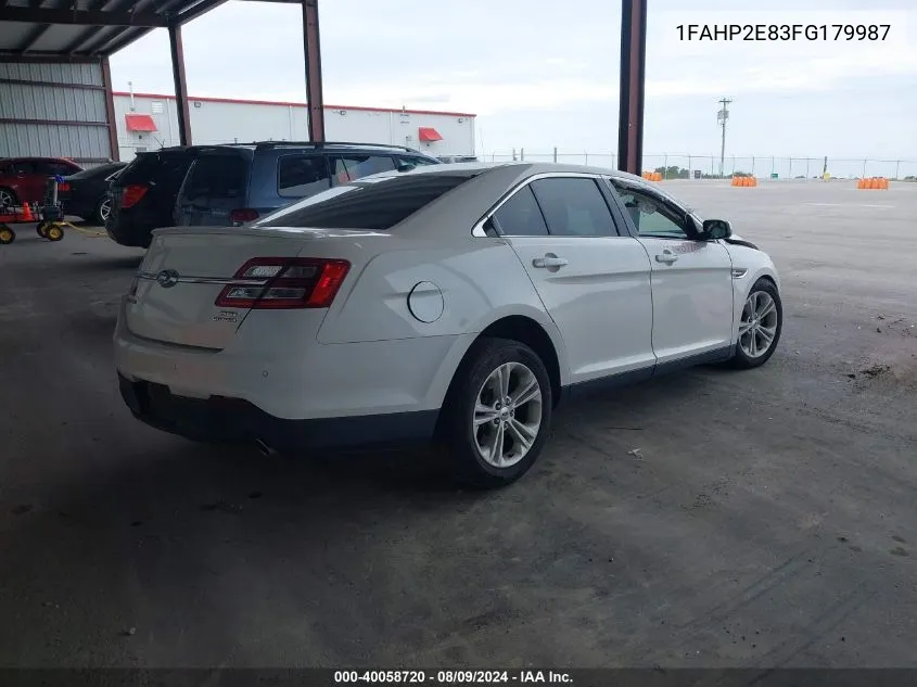 1FAHP2E83FG179987 2015 Ford Taurus Sel