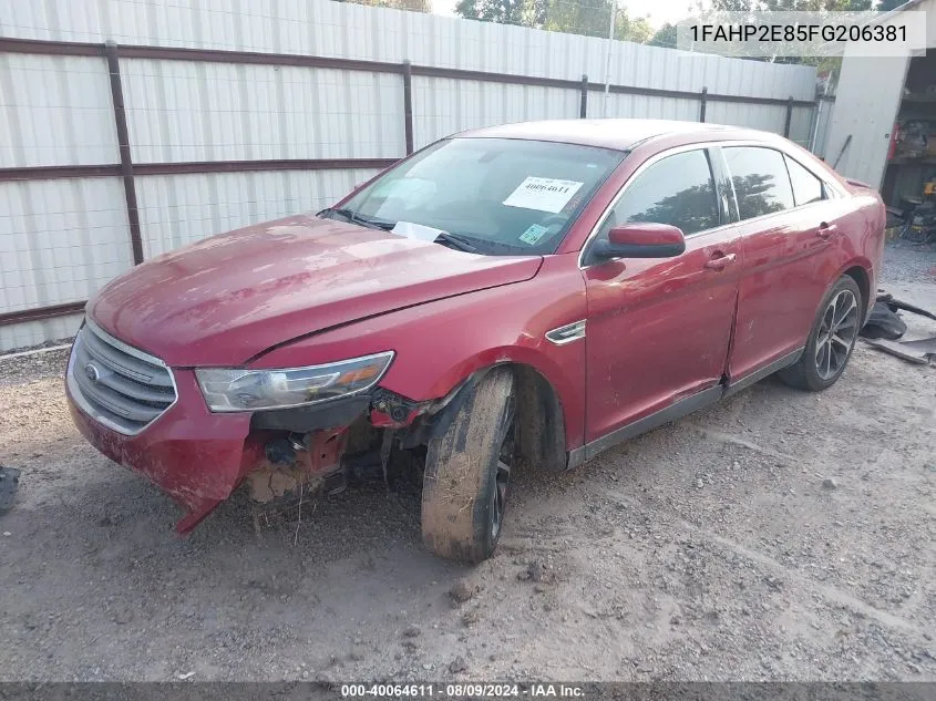 1FAHP2E85FG206381 2015 Ford Taurus Sel