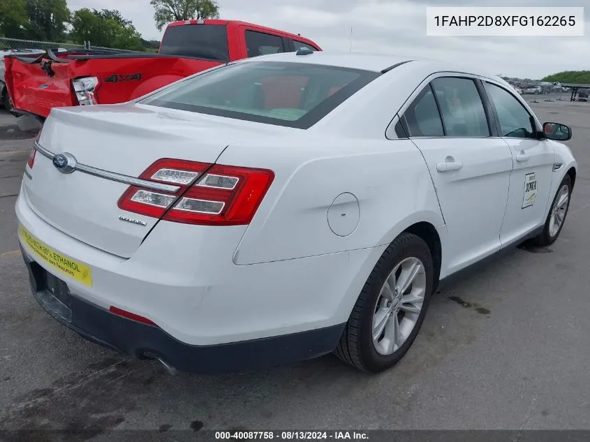 2015 Ford Taurus Se VIN: 1FAHP2D8XFG162265 Lot: 40087758