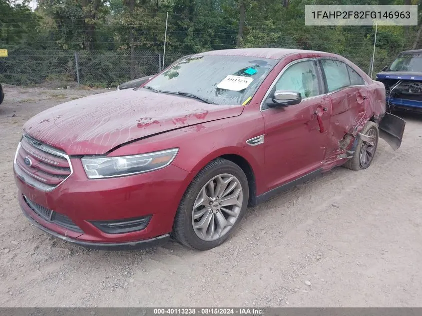 1FAHP2F82FG146963 2015 Ford Taurus Limited