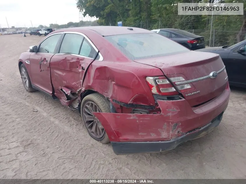 1FAHP2F82FG146963 2015 Ford Taurus Limited