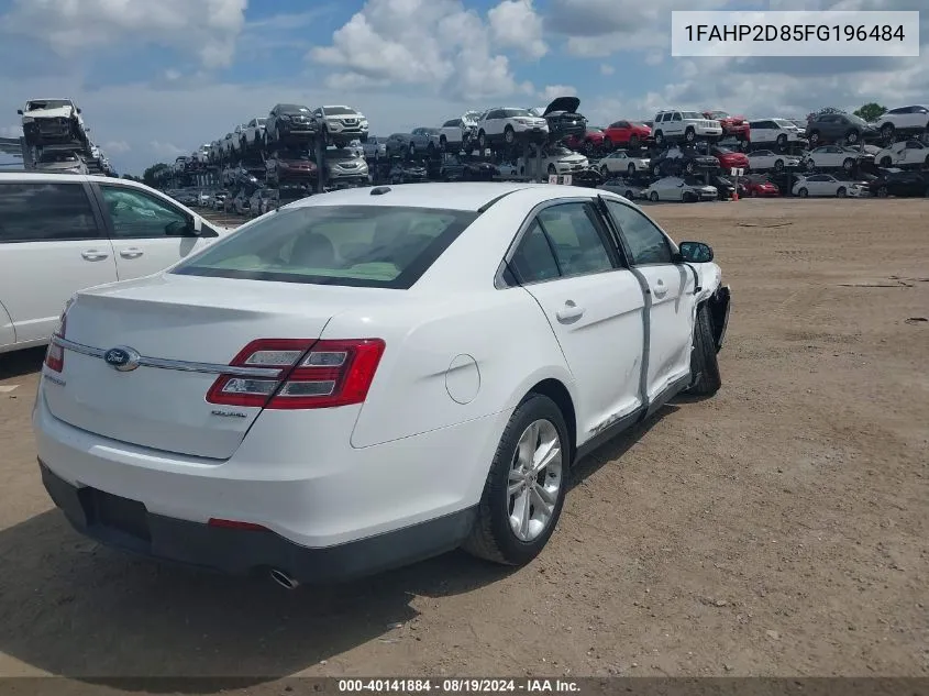 2015 Ford Taurus Se VIN: 1FAHP2D85FG196484 Lot: 40141884