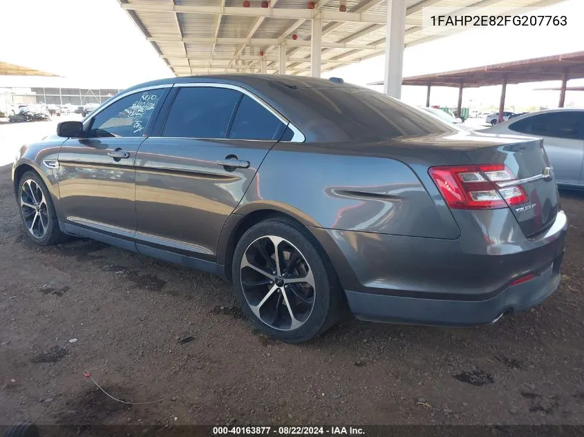 2015 Ford Taurus Sel VIN: 1FAHP2E82FG207763 Lot: 40163877