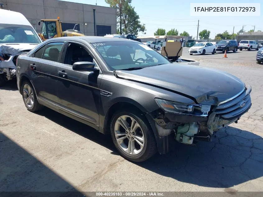 2015 Ford Taurus Sel VIN: 1FAHP2E81FG172973 Lot: 40235183