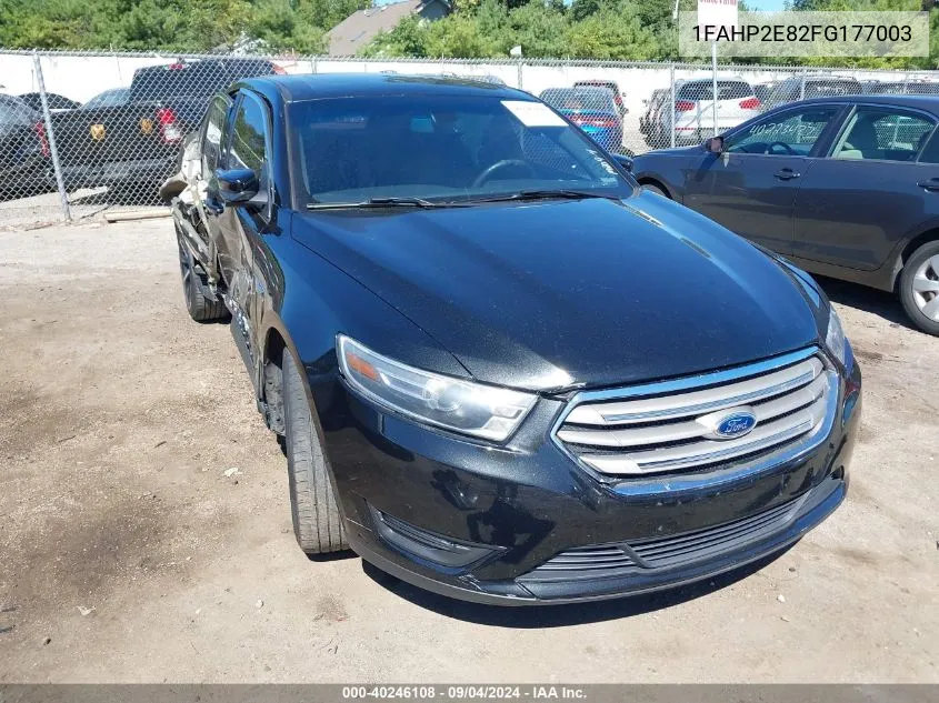 2015 Ford Taurus Sel VIN: 1FAHP2E82FG177003 Lot: 40246108