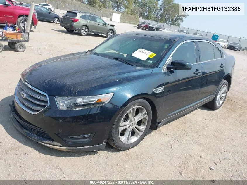 1FAHP2H81FG132386 2015 Ford Taurus Sel