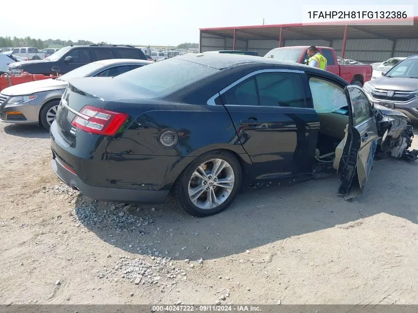 1FAHP2H81FG132386 2015 Ford Taurus Sel