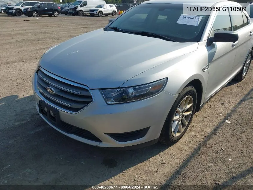 1FAHP2D85FG110509 2015 Ford Taurus Se