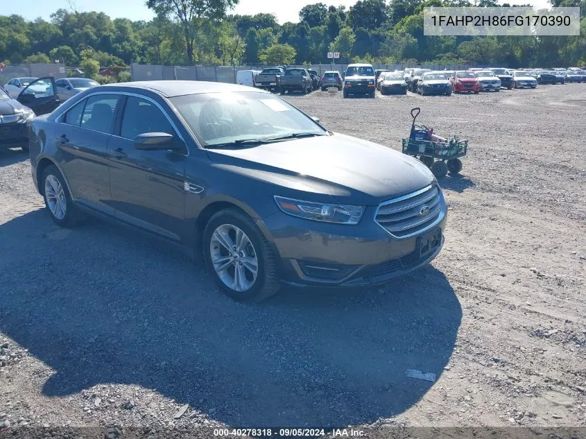 2015 Ford Taurus Sel VIN: 1FAHP2H86FG170390 Lot: 40278318