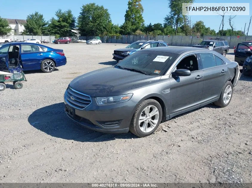 2015 Ford Taurus Sel VIN: 1FAHP2H86FG170390 Lot: 40278318