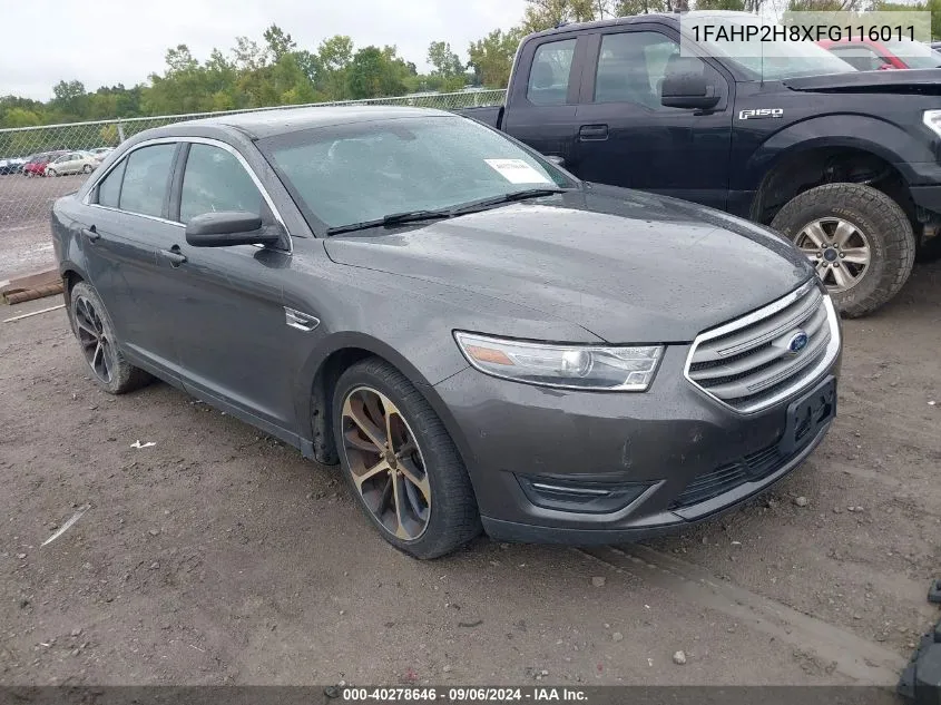 2015 Ford Taurus Sel VIN: 1FAHP2H8XFG116011 Lot: 40278646