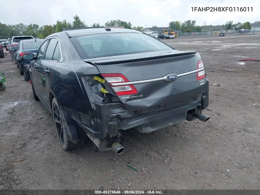 1FAHP2H8XFG116011 2015 Ford Taurus Sel